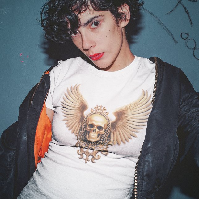 Golden Gothic Skull Sigil T-Shirt (Von Creator hochgeladen)