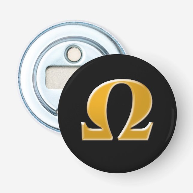 Golden Greece Omega - Symbol des Widerstands Flaschenöffner (Vorderseite)