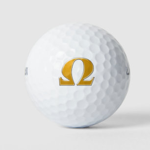 Golden Greece Omega - Symbol des Widerstands Golfball