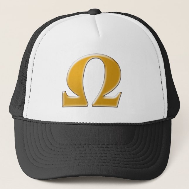Golden Greece Omega - Symbol des Widerstands Truckerkappe (Vorderseite)