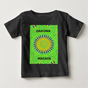 Golden Green African Traditional Fabric Colors Baby T-shirt