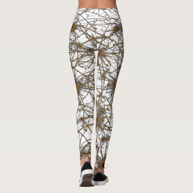 Golden Grid Leggings (Rückseite)