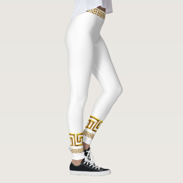 Golden griechisch wichtige athletische Leggings (Rechts)