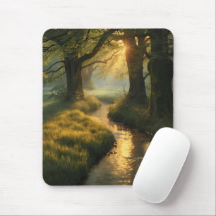 Golden Grove Sonnenaufgang – Friedlicher, sonnendu Mousepad