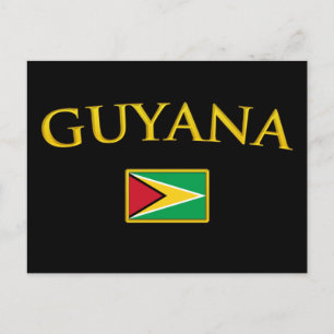 Golden Guyana Postkarte
