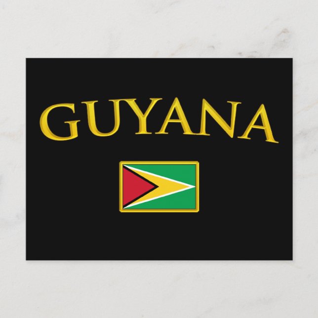 Golden Guyana Postkarte (Vorderseite)