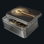 Golden halo Buddha stehend anmutig Puzzle<br><div class="desc">Eine ruhige Figur des Buddha steht hoch,  verziert in fließenden Gewölben,  die in Gold schimmern. Der elegante Halo strahlt dahinter aus und symbolisiert Erleuchtung und Frieden in einem zeitlosen Moment.</div>