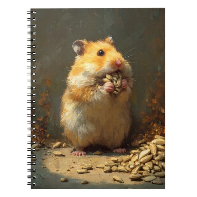 Golden Hamster Notebook Notizblock (Vorderseite)