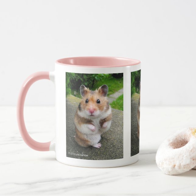 Golden hamster tasse (Mit Donut)