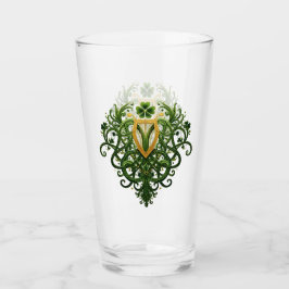 Golden Harp und Green Shamrocksf Glas