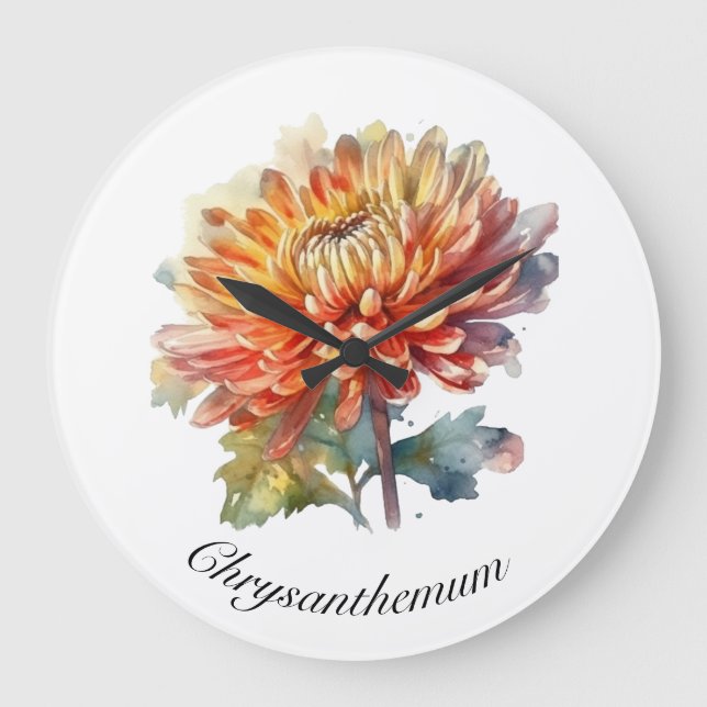 Golden Harvest Chrysanthemum, Brauch Große Wanduhr (Vorderseite)