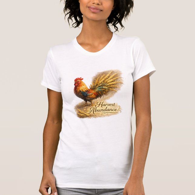 Golden Harvest Hahn T-Shirt (Vorderseite)