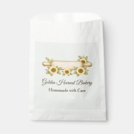 Golden Harvest Rustic Farmhouse Bäckerei Geschenktütchen
