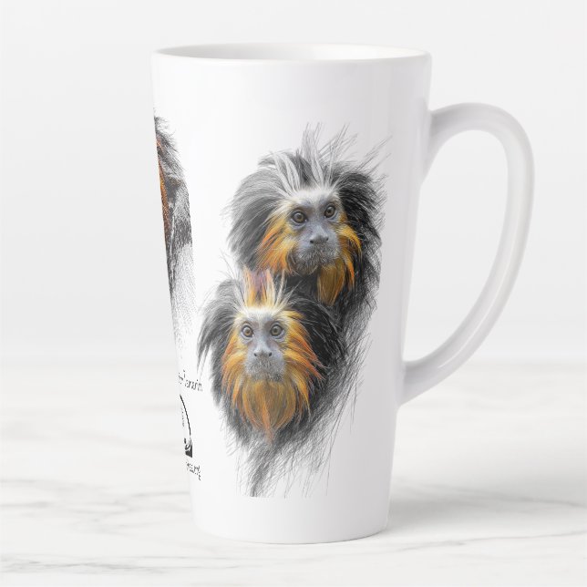 Golden-headed Lion Tamarin Mug by RSCF Milchtasse (Rechts)