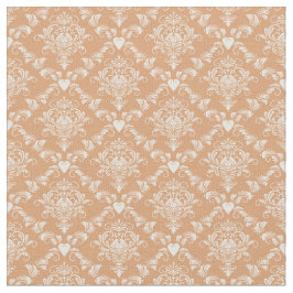 Golden Heart Damask Stoff
