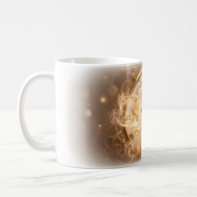 Golden Heart Durch Zeit Enchantment Tasse (Links)