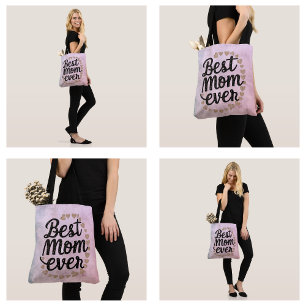 Golden Hearts Trendy Schriftzug Beste Mutter Aller