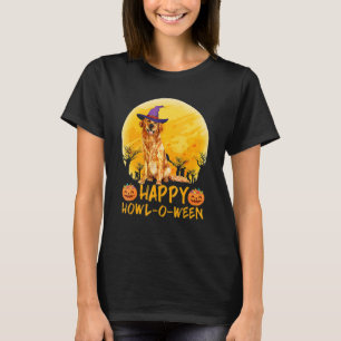 Golden Hexe Halloween Happy Howl o ween T-Shirt