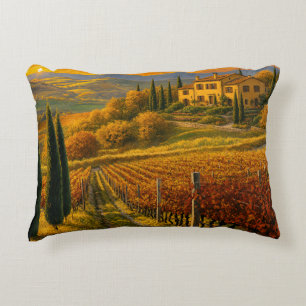 Golden Hillside Vineyard – Rechteckiges Kissen