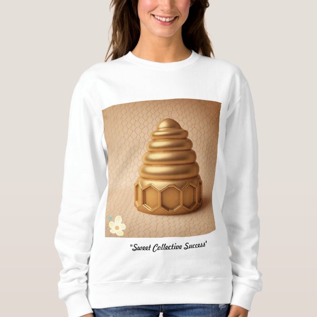 "Golden Hive Harmony" Sweatshirt (Vorderseite)