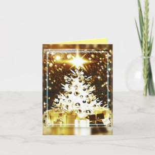 Golden Holiday Moments Feiertagskarte