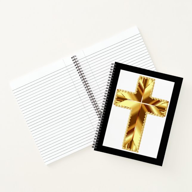 GOLDEN HOLY CROSS NOTEBOOK NOTIZBUCH (Innenseite)