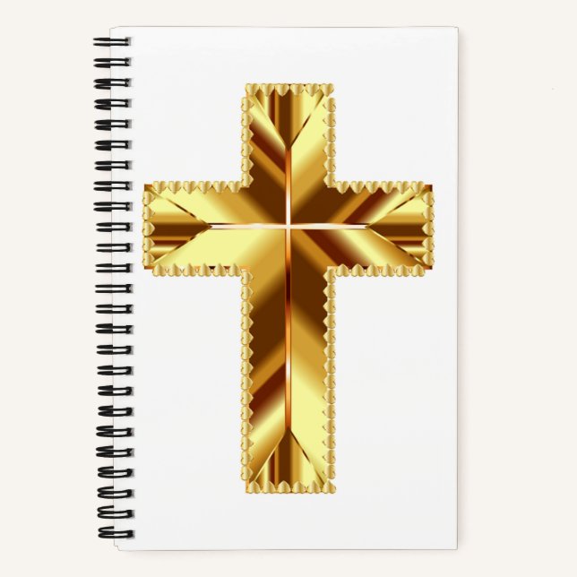 GOLDEN HOLY CROSS NOTIZBUCH (Vorderseite)