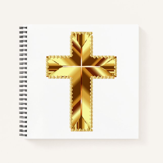 GOLDEN HOLY CROSS NOTIZBUCH (Vorderseite)