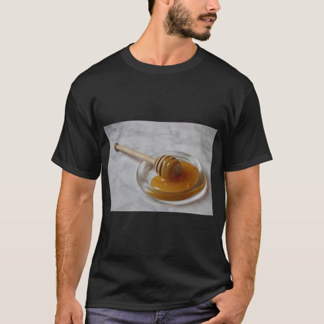 Golden Honey Blume Style T-Shirt (Vorderseite)