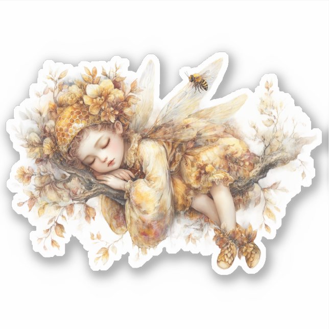 Golden Honey Fairy World - 2a The sleeping fairies Aufkleber (Vorderseite)