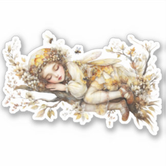 Golden Honey Fairy World - 2a The sleeping fairies Aufkleber
