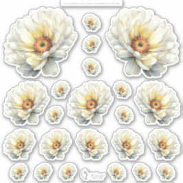 Golden Honey Fairy World – 4a - Blumenblatt  Aufkleber
