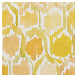 GOLDEN HONEYCOMB handgemalte Wasserfarbe Stoff