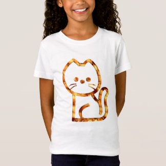 Golden Honeycomb Katzen T-Shirt