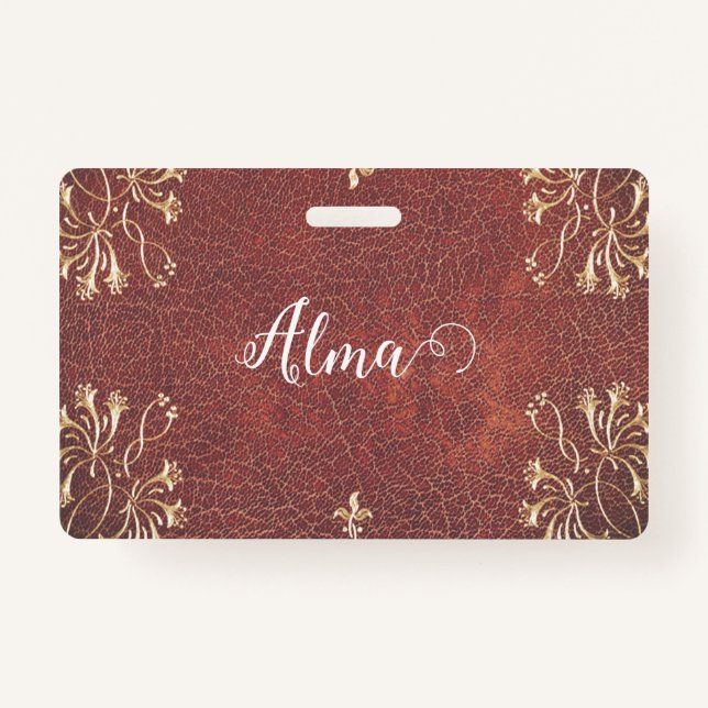 Golden Honeysuckles - personalisiert Ausweis (Vorderseite)