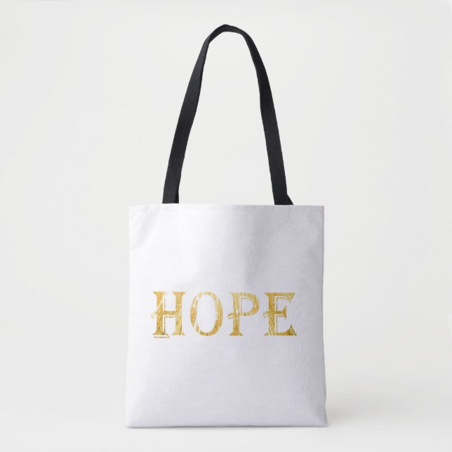 Golden Hope Text Toe Bag (Vorderseite)