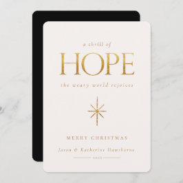 Golden Hope Weihnachtskarte