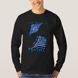 Golden Horn Beach Kroatien Urlaub Stingray T-Shirt