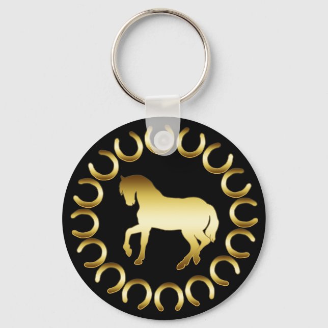 GOLDEN HORSE SCHLÜSSELANHÄNGER (Vorderseite)