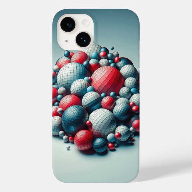 Golden Hour Cityscape Phone Case - Isometric 3D  (Rückseite)