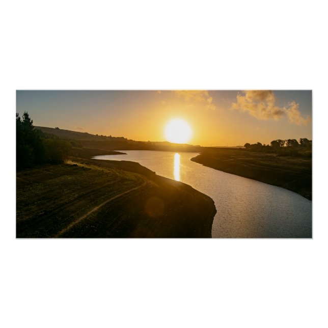 Golden Hour Glow at Baitvoir Poster (Vorderseite)