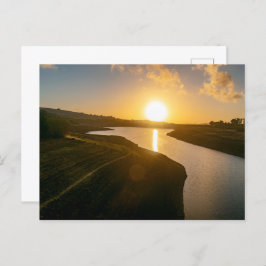 Golden Hour Glow at Baitvoir Postkarte