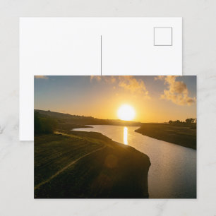 Golden Hour Glow at Baitvoir Postkarte