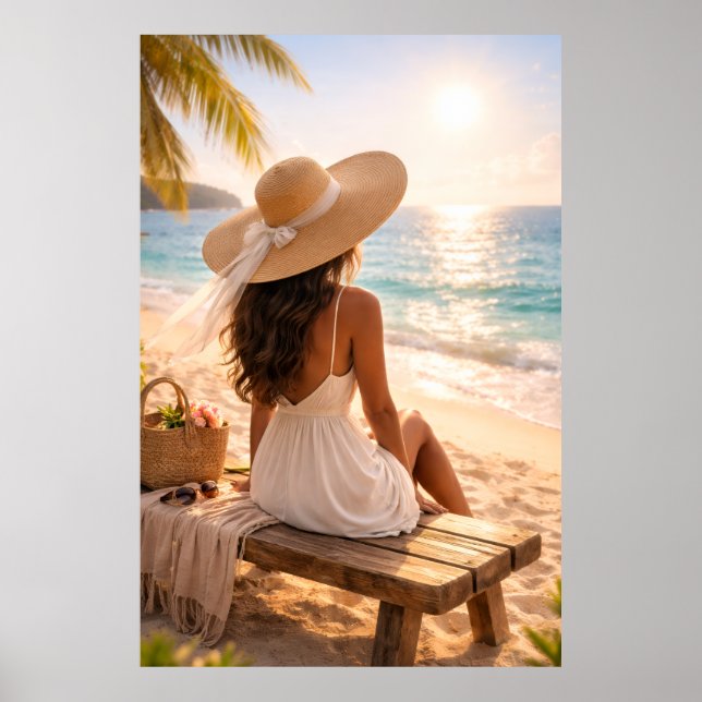 Golden Hour Glückseligkeit Poster (Vorne)