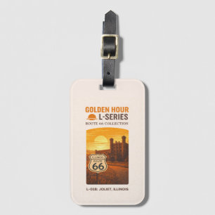 Golden Hour Route 66 L-Serie Joliet Illinois Gepäckanhänger