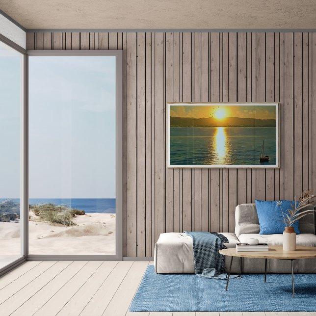 Golden Hour Sail Leinwanddruck (Von Creator hochgeladen)