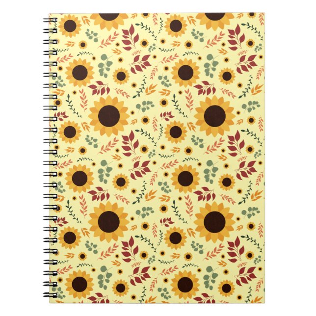 Golden Hour Sunflower | Classic Professional 6.5"  Notizblock (Vorderseite)