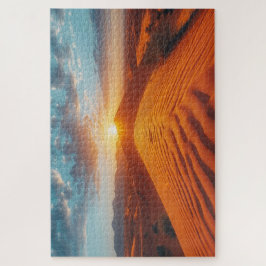 Golden Hour Wüste Landschaft Puzzle