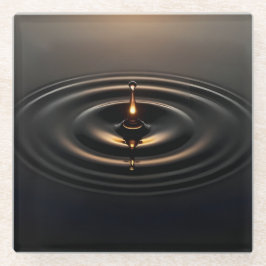 Golden Impact on Viscous Surface Glasuntersetzer