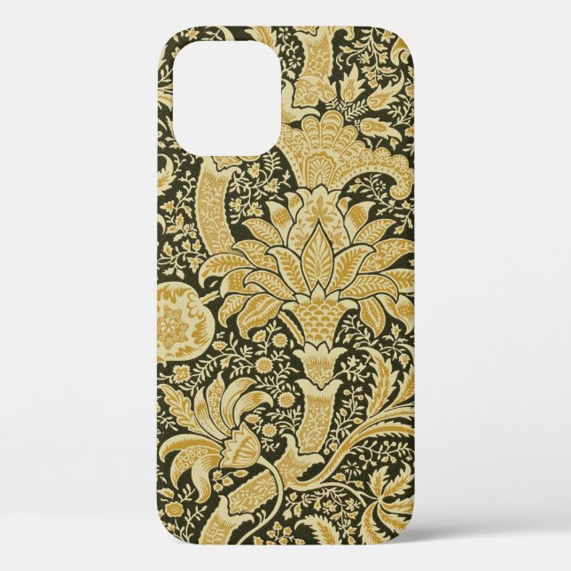 Golden Indian Pattern, William Morris Case-Mate iPhone Hülle (Rückseite)